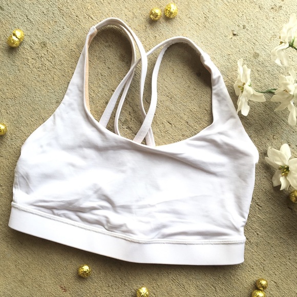lululemon athletica Other - LuLuLemon • Energy Bra White Athletic Strappy Bra